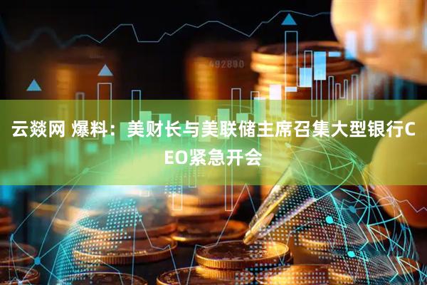 云燚网 爆料：美财长与美联储主席召集大型银行CEO紧急开会